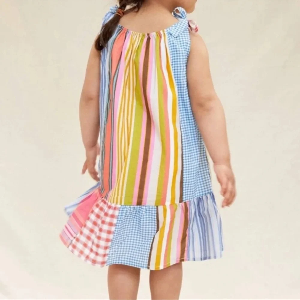 Anthropologie Pilcro Plaid Patchwork Kids Dress Size 4T NWT - Picture 3 of 6